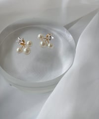 Sea’ds mara Star×Pearl back catch pierce　　[R13AW29]