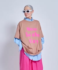 THOMAS MAGPIE   フロッキープリント BIG Tシャツ(2262863)