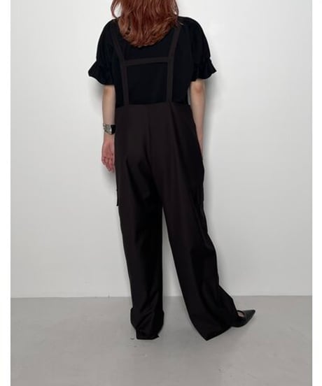 chignon サロペット　[3754-012KK]TRｻﾛﾍﾟｯﾄ