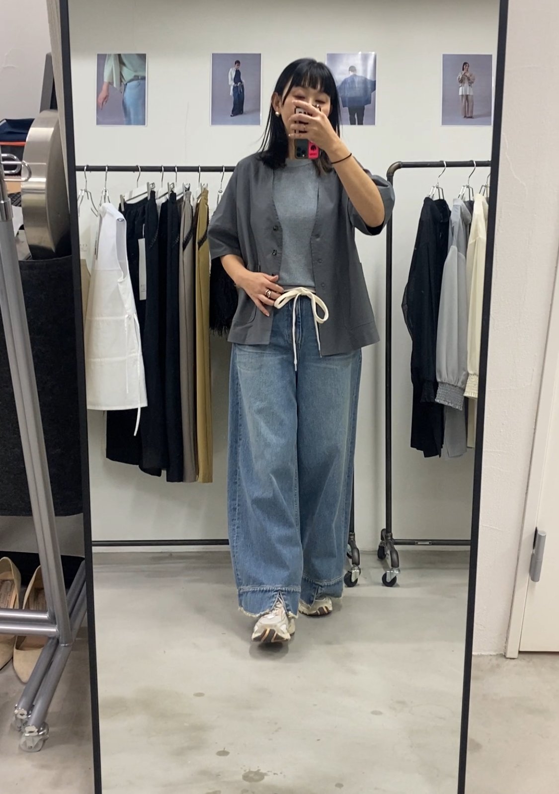 ♦︎新品♦︎CYANtokyo♦︎デニム スリットヘムドレープPKバギー♦︎サイズ40♦︎ CYAN TOKYO】スリットヘムドレープPKバギー | selectshop kusukusu