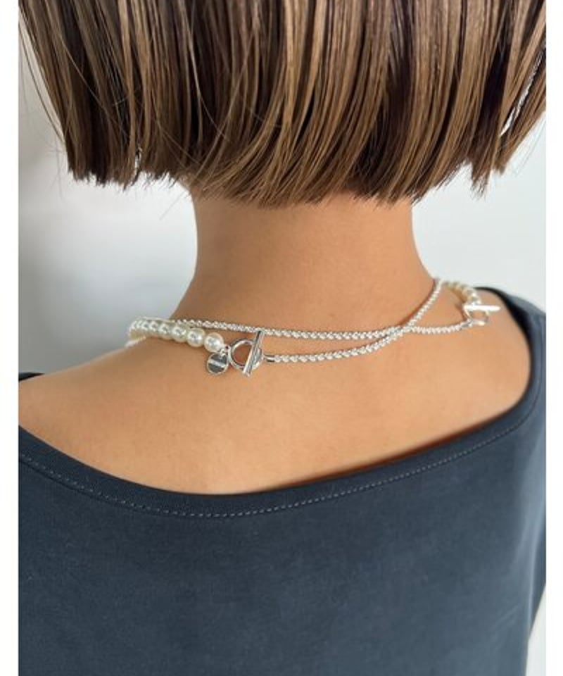 CHIGNON マルチWAYパールチェーンネックレス(0045-367RT) | diam CHIGNON マルチWAYパールチェーンネックレス(0045-367RT) | diam