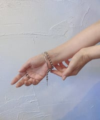 SEADS MARA COMBINATION BALL CHAIN BRACELET (R20A1−23）
