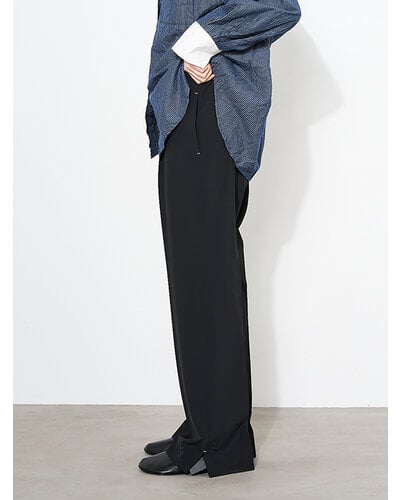 YENN イエン SIDE SLIT SLACKS サイドスリットスラックス YENN [Y253-32085] SIDE SLIT SLACKS | diamondrouge