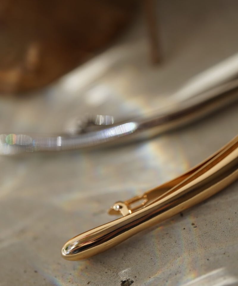 GOLDY トゥイッグ ライン メタル バレッタ | diamondrouge GOLDY トゥイッグ ライン メタル バレッタ | diamondrouge