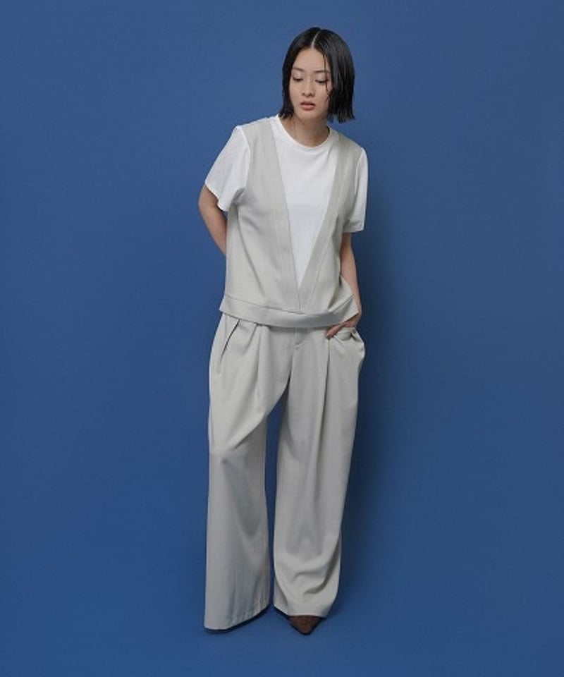 CYAN tokyo Wタックストレッチワイド [601476] | diamondrouge