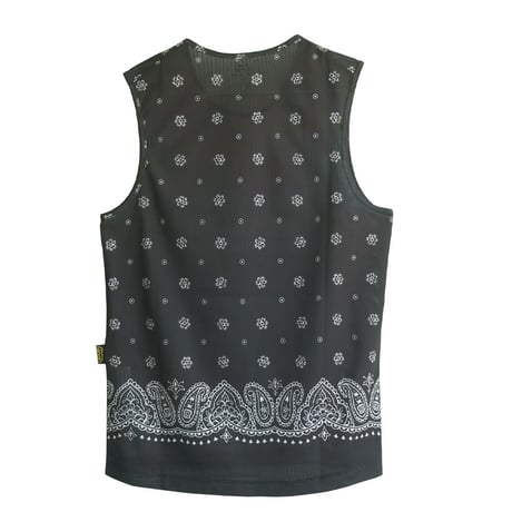 <ranor | ラナー>  ALLMESH PANEL PATTERN NOSLEEVE