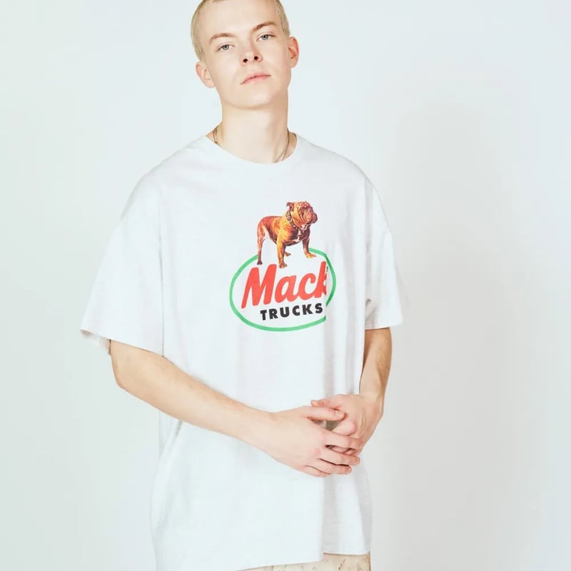 70's ヴィンテージ Mack Trucks 染み込み　リンガーtシャツ MACK TRUCKS / 70S RINGER TEE