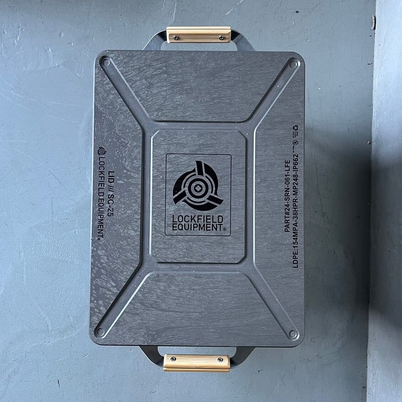 lockfield equipment 25 シェルコン　SC-lid BK lockfield equipment 25 シェルコン SC-lid BK lockfield equipment 25