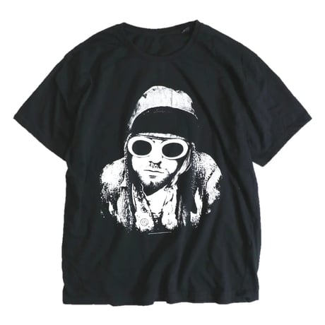 <THRIFTY LOOK >THRIFTY"KURT COBAIN"TEE