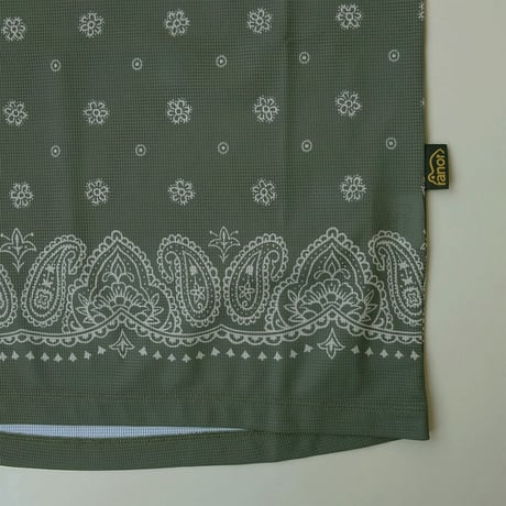 <ranor | ラナー>  ALLMESH PANEL PATTERN NOSLEEVE
