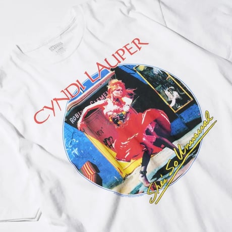 <THRIFTY LOOK >THRIFTY "CYNDI LAUPER" TEE