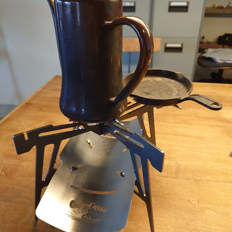 CAMPOOPARTS>A4ソロ焚火台 火星人Kayak（カヤック） | UNWASTED