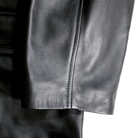 <TOWNCRAFT >LEATHER CAR COAT
