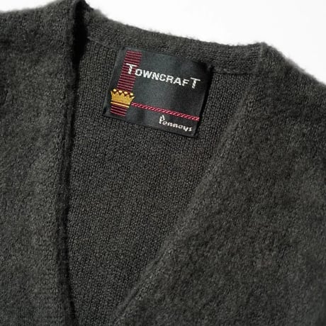 <TOWNCRAFT >SOLID SHAGGY CARDIGAN【2colors】