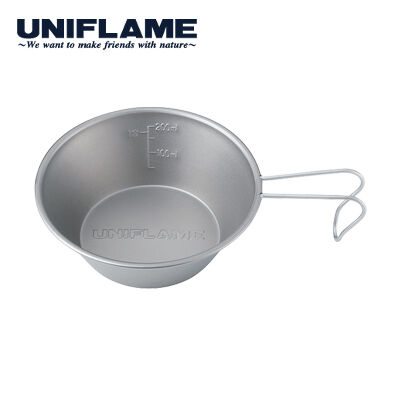 ユニフレーム　チタン　UFシェラカップ UNIFLAME | ユニフレーム> UFシェラカップ 300 チタン | UNWASTED