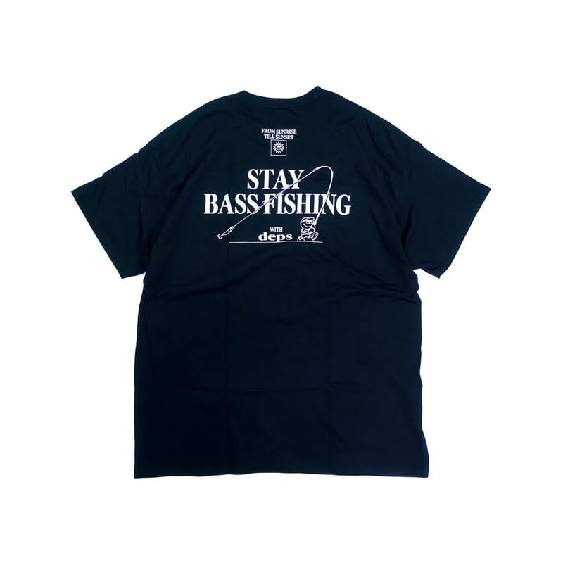 美品！ デプス deps STAY BASS FISHING TEE BLACK deps STAY BASS FISHING TEE【BLACK】 | UNWASTED |