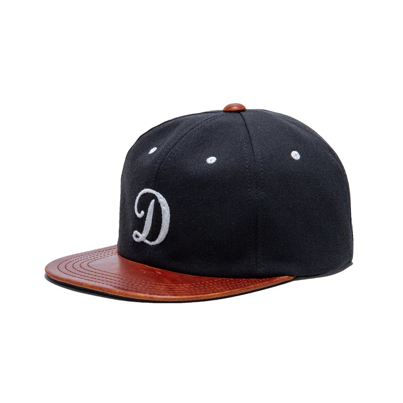 THE H.W DOG&CO.>2 TONE LEATHER COTTON CAP【3col