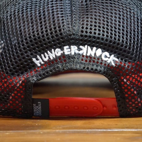 <HUNGERKNOCK ORIGINALS | ハンガーノックオリジナルス> GANVULJAN CAP RED