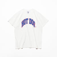 <TACOMA FUJI RECORDS> HOT DOG COLLEGE LOGO Tee designed by Shuntaro Watanabe