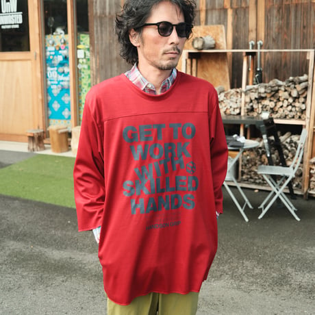 <JOCKRIC RECLAIM×handson grip> handson grip 10TH Football coverall Apron