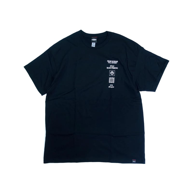 美品！ デプス deps STAY BASS FISHING TEE BLACK deps STAY BASS FISHING TEE【BLACK】 | UNWASTED |
