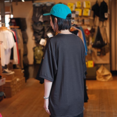 <UNWASTED>Merino wool Tshirt【Dark Brown】