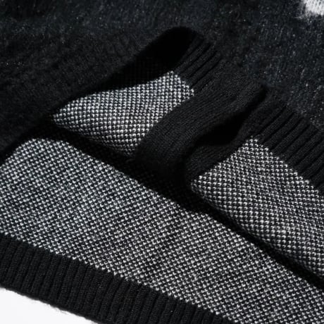 <THRIFTY LOOK>RAGLAN SLEEVE SOUVENIR CARDIGAN