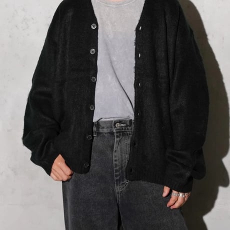 <TOWNCRAFT >SOLID SHAGGY CARDIGAN【2colors】