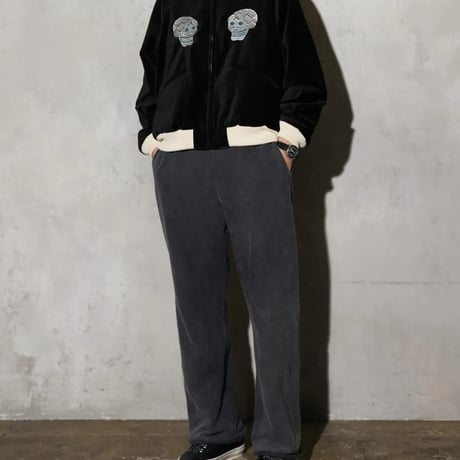 <THRIFTY LOOK > SNAKE & SKULL SOUVENIR BLOUSON