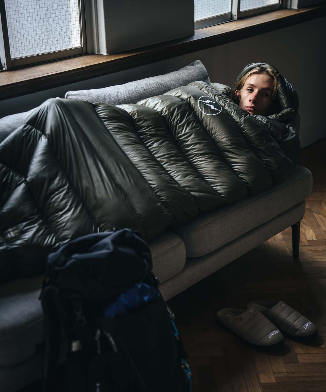 NANGA> NANGA×FRAGMENT SQUARE FOOT 400【2colors】