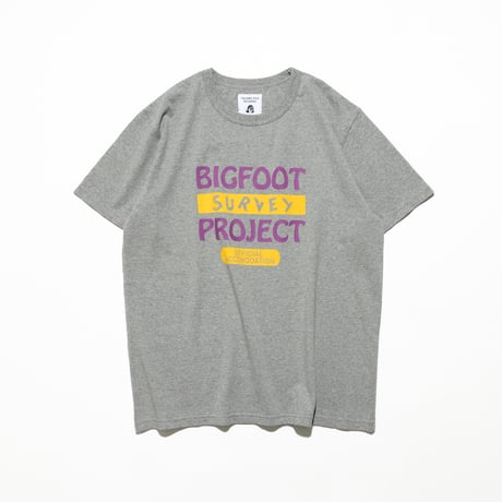 <TACOMA FUJI RECORDS>BIGFOOT SURVEY PROJECT OFFICIAL ACCOMODATION Tee designed by Jerry UKAI