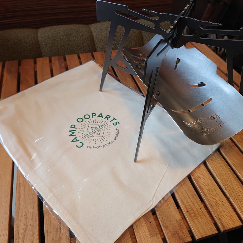 CAMPOOPARTS　A4ソロ焚火台　火星人Kayak（カヤック） ラスト1台」CAMPOOPARTS A4ソロ焚火台 火星人Kayak（カヤック