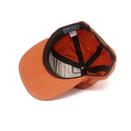 <THE AMPAL CREATIVE >DANGER Snapback Burnt Orange