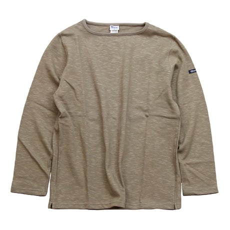 <TIEASY AUTHENTIC CLASSIC>HDCS BOATNECK BASQUE SHIRT【MOCA】