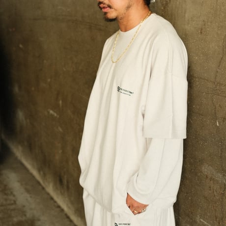 <COOTIE PRODUCTIONS×handson grip>Merino Wool Oversized Cellie L/S Tee