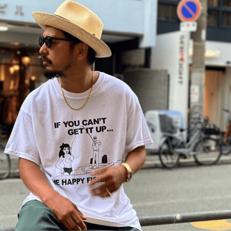 <LAKE KILLER> HAPPY FISHERMAN TYPE-2(BLACK)
