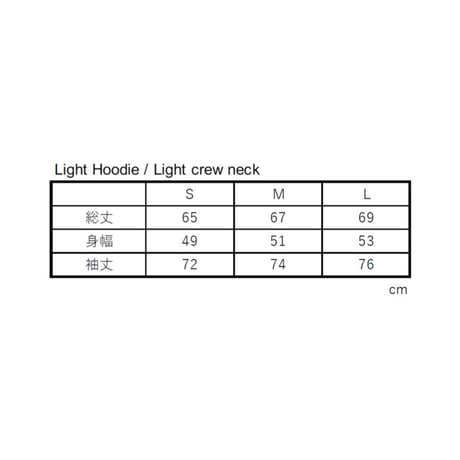 〈YETINA〉Yetina light crew neck【2colors】