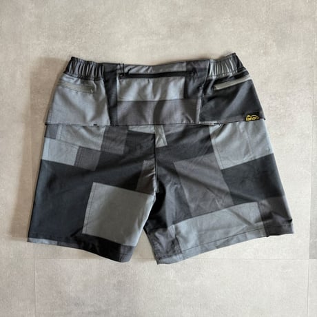 <ranor | ラナー>  PATCHWORK MIDDLE SHORTS
