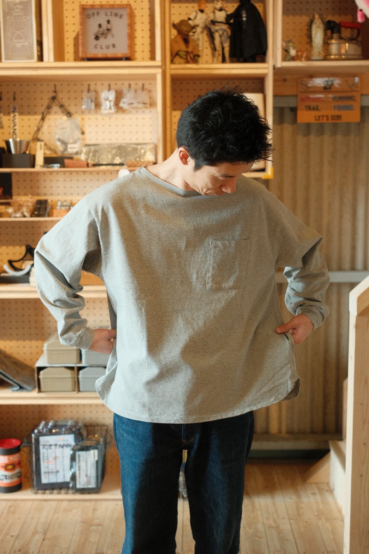 half track products> LONG T【3colors】 | UNWASTE half track products> LONG T【3colors】 | UNWASTE