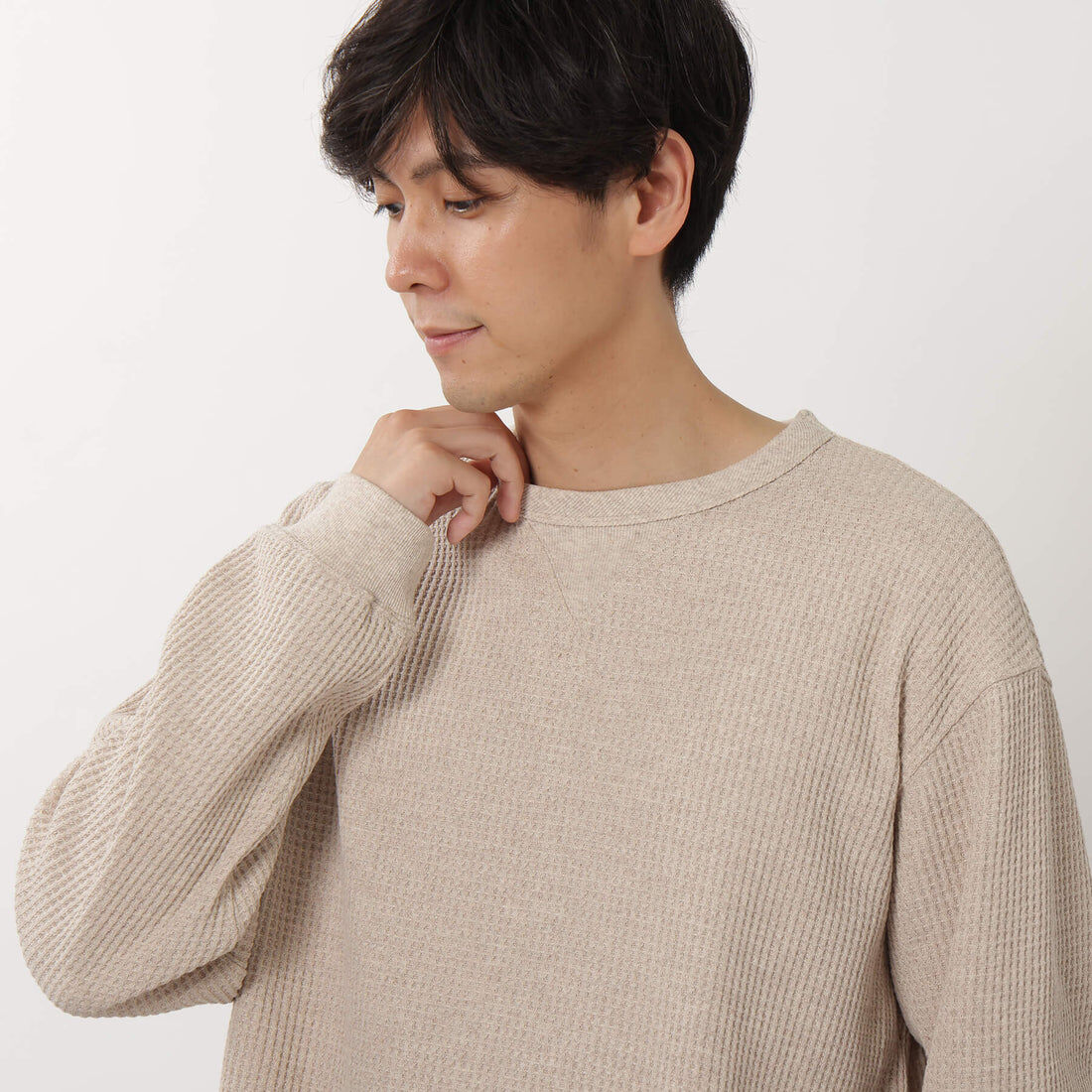 NANGA　ECO　ナンガ>　WAFFLE　HYBRID　L/S　TEE　エコハイブ...