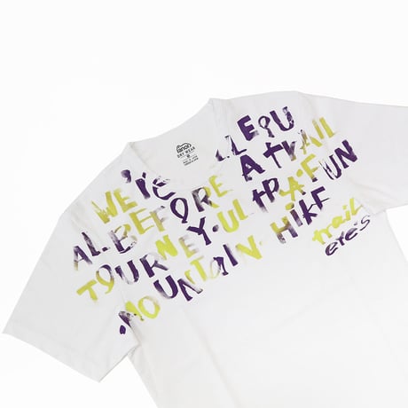 <ranor | ラナー>  HAND LOGO MIXCHER PRINT T-SHIRT