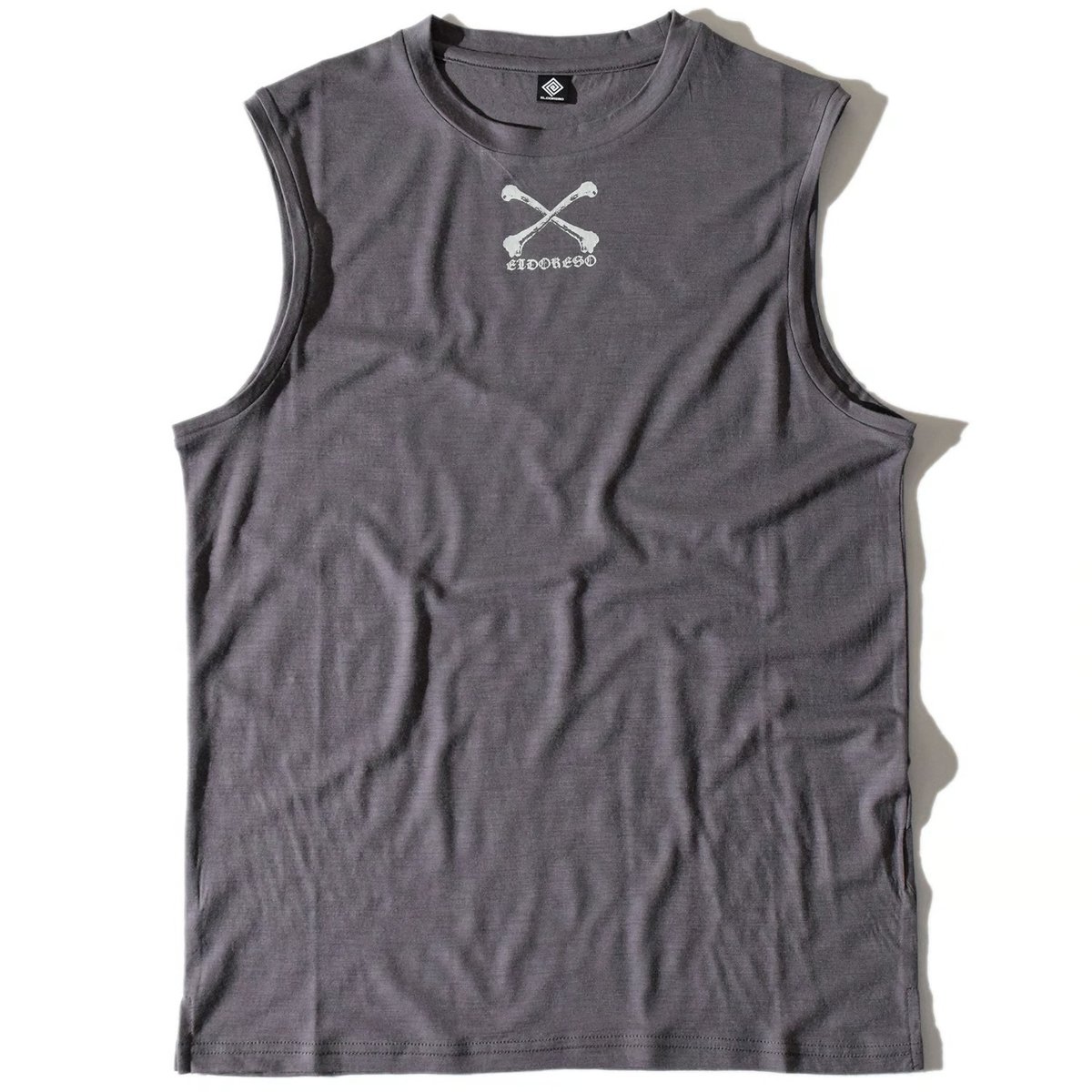 ELDORESO　メリノウールTシャツ 日本製 ランニング　Lサイズ ELDORESO Font Big Tee エルドレッソ ランニング(e1013824multi