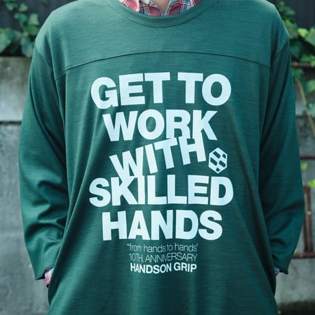 <JOCKRIC RECLAIM×handson grip> handson grip 10TH Football coverall Apron