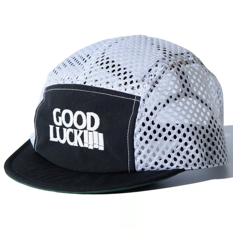 新品エルドレッソ メッシュ キャップ GOOD LUCK ネイビー サイズ