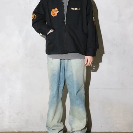 <THRIFTY LOOK > SOUVENIR VIET-NAM 1965 JACKET -VELOUR-