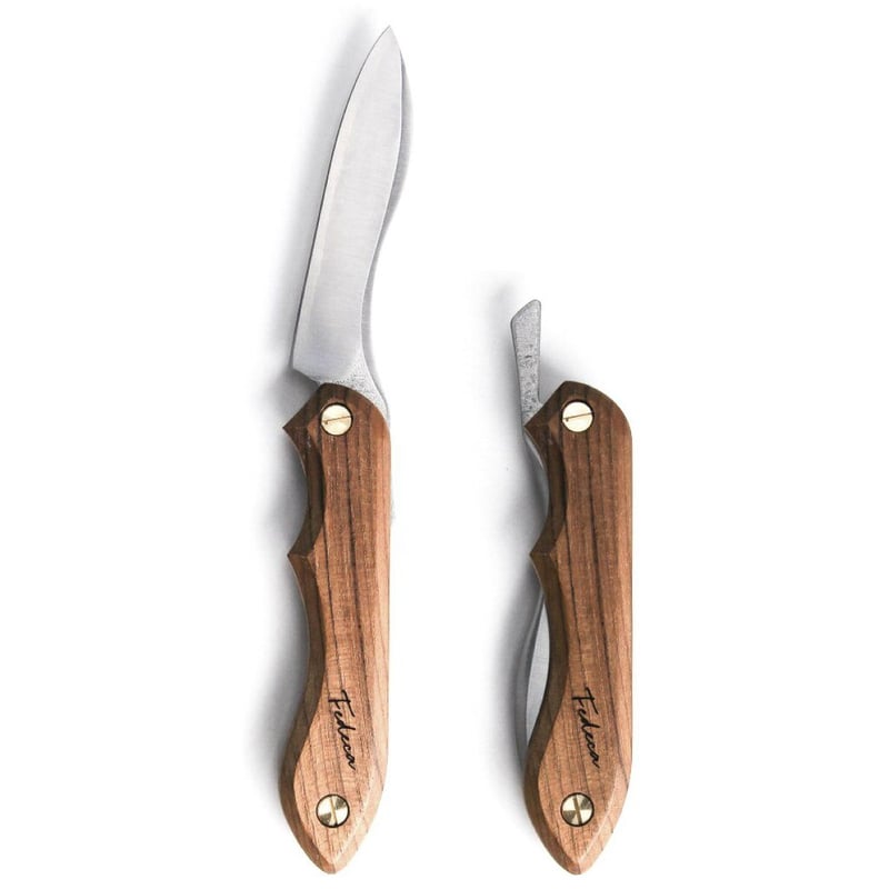 FEDECA | フェデカ> 【天然木】折畳式料理ナイフ プレーン