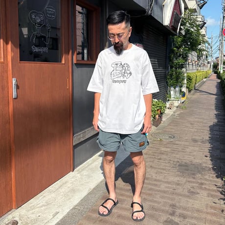 <TEMPRA GARAGE> RUI NAKAMURA × tempra Tシャツ【WHITE】