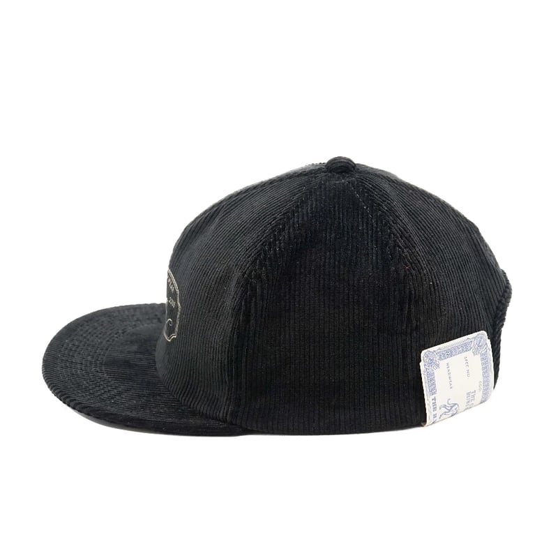 H.W. DOG & CO. コーデュロイキャップ ブラック THE H.W.DOG&CO./ザエイチダブリュードッグアンドコー/CORDUROY