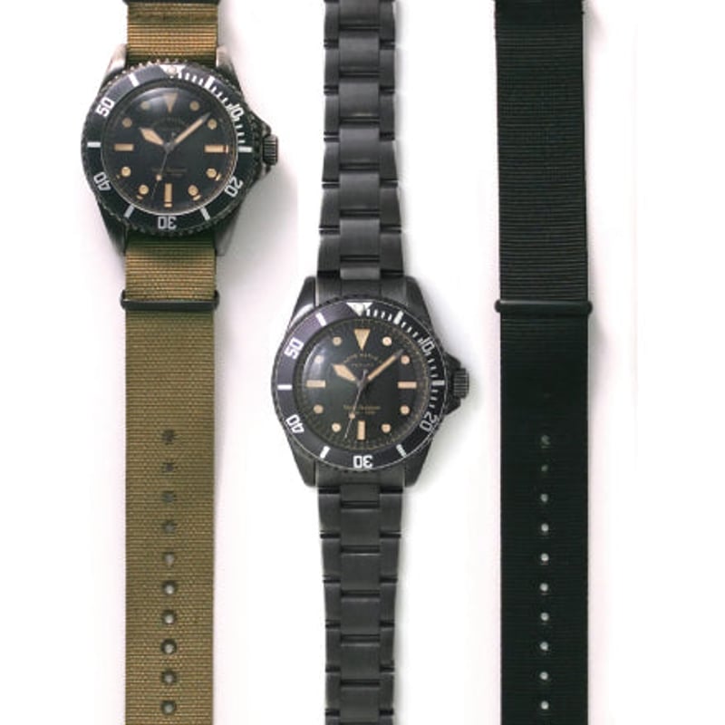 BILLABONG ブラック アナログ時計 Riki steel clock without numbers／WATANABE RIKI / Shop ZUTTO