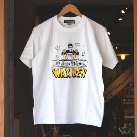 <HUNGERKNOCK ORIGINALS | ハンガーノックオリジナルス> WAXMEN Tee / White
